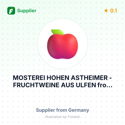 MOSTEREI HOHEN ASTHEIMER - FRUCHTWEINE AUS ULFEN – summary card, no photo uploaded yet