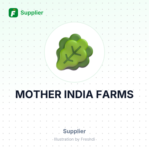 MOTHER INDIA FARMS – summary card, no photo uploaded yet