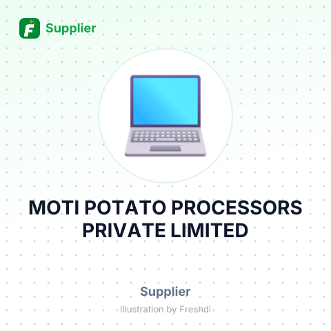 MOTI POTATO PROCESSORS PRIVATE LIMITED – summary card, no photo uploaded yet