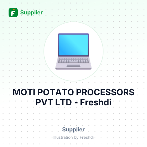 MOTI POTATO PROCESSORS PVT LTD – summary card, no photo uploaded yet