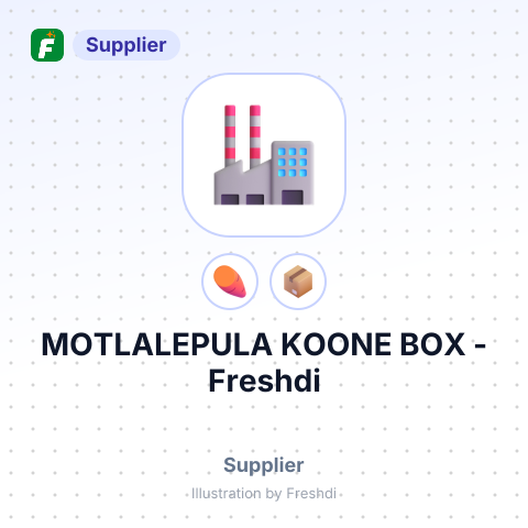 MOTLALEPULA KOONE BOX – summary card, no photo uploaded yet