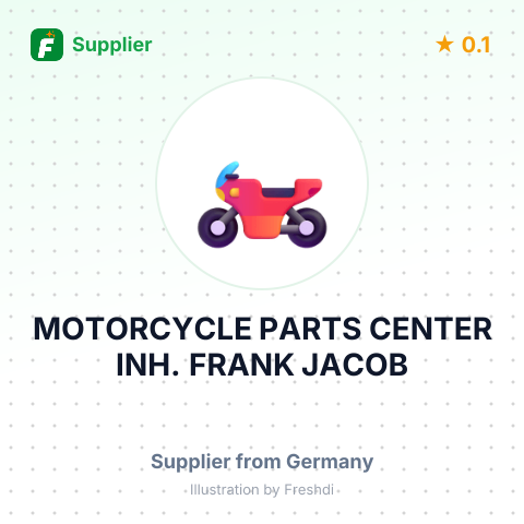 MOTORCYCLE PARTS CENTER INH. FRANK JACOB – summary card, no photo uploaded yet