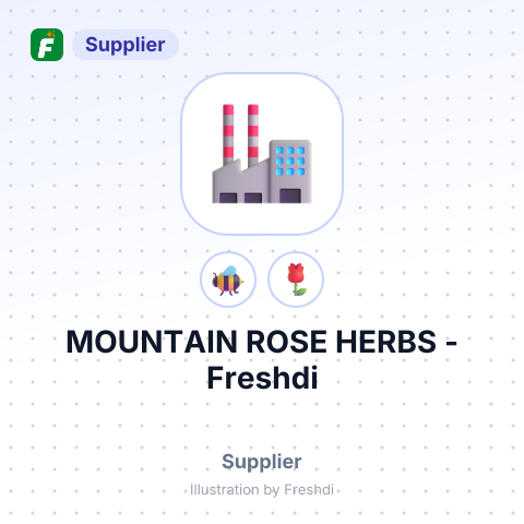 MOUNTAIN ROSE HERBS – summary card, no photo uploaded yet