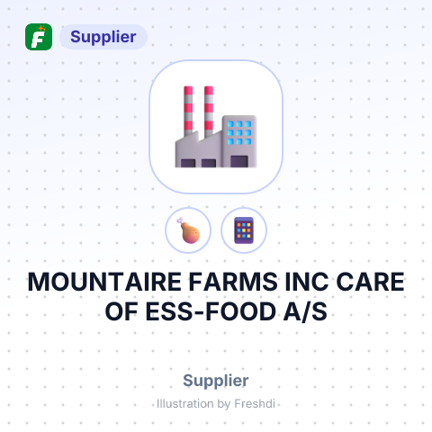 MOUNTAIRE FARMS INC CARE OF ESS-FOOD A/S – summary card, no photo uploaded yet