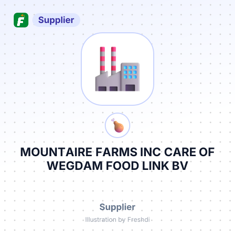 MOUNTAIRE FARMS INC CARE OF WEGDAM FOOD LINK BV – summary card, no photo uploaded yet