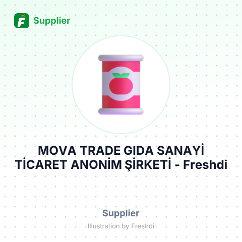 MOVA TRADE GIDA SANAYİ TİCARET ANONİM ŞİRKETİ – summary card, no photo uploaded yet
