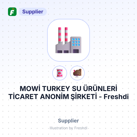 MOWİ TURKEY SU ÜRÜNLERİ TİCARET ANONİM ŞİRKETİ – summary card, no photo uploaded yet