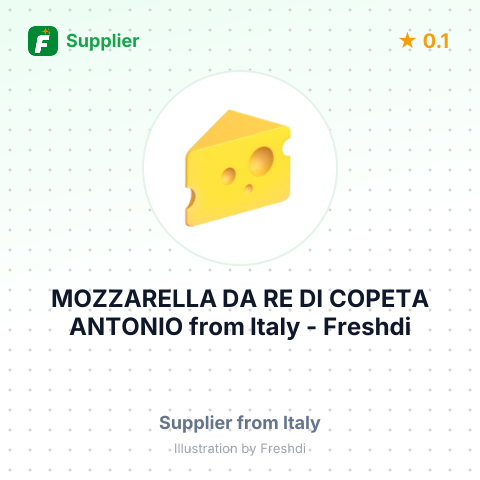 MOZZARELLA DA RE DI COPETA ANTONIO – summary card, no photo uploaded yet
