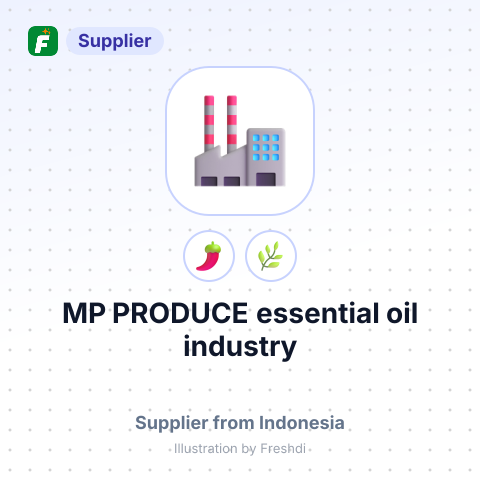 MP PRODUCE essential oil industry – summary card, no photo uploaded yet