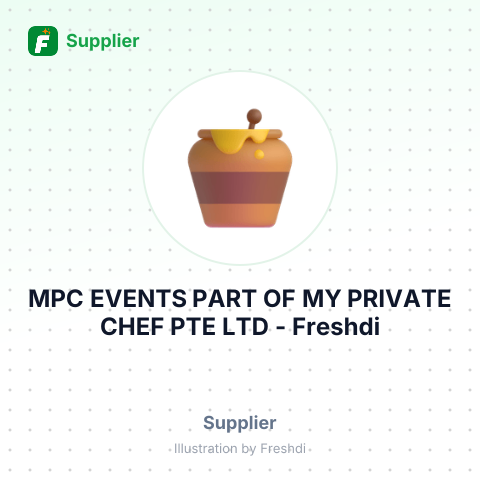 MPC EVENTS PART OF MY PRIVATE CHEF PTE LTD – summary card, no photo uploaded yet