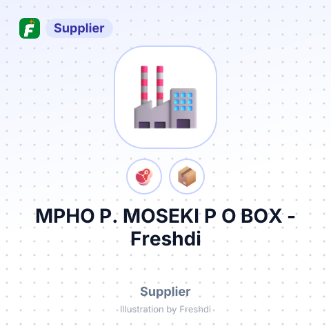 MPHO P. MOSEKI P O BOX – summary card, no photo uploaded yet