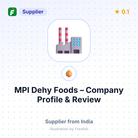 MPI Dehy Foods – summary card, no photo uploaded yet