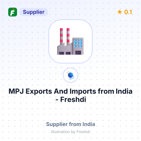 MPJ Exports And Imports  – summary card, no photo uploaded yet