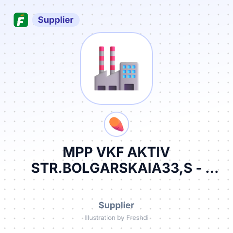 MPP VKF AKTIV STR.BOLGARSKAIA33,S – summary card, no photo uploaded yet