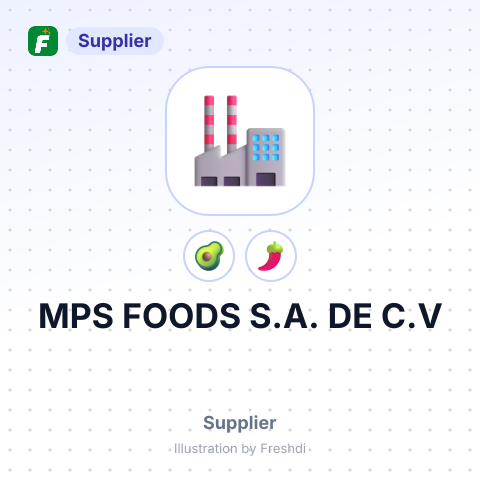 MPS FOODS S.A. DE C.V – summary card, no photo uploaded yet