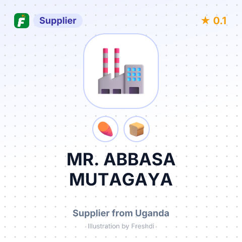 MR. ABBASA MUTAGAYA – summary card, no photo uploaded yet