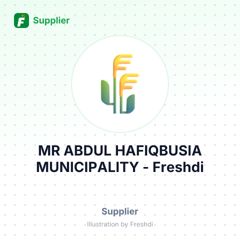 MR ABDUL HAFIQBUSIA MUNICIPALITY – summary card, no photo uploaded yet