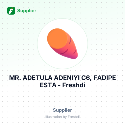 MR. ADETULA ADENIYI C6, FADIPE ESTA – summary card, no photo uploaded yet