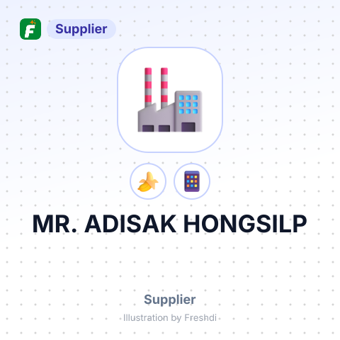 MR. ADISAK HONGSILP – summary card, no photo uploaded yet