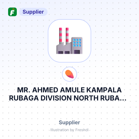 MR. AHMED AMULE KAMPALA RUBAGA DIVISION NORTH RUBAGA DIVISION NAMIREMBEMENGO TOWN KISENYI NA NA – summary card, no photo uploaded yet