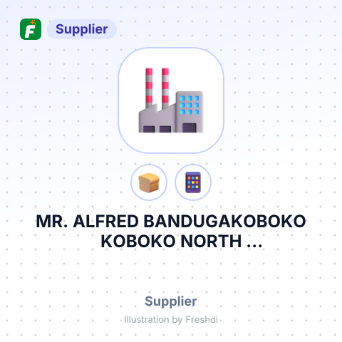 MR. ALFRED BANDUGAKOBOKO KOBOKO NORTH LUDARACHAKULIACHAKULIA LIMANANA – summary card, no photo uploaded yet