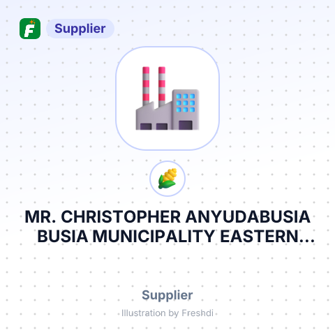 MR. CHRISTOPHER ANYUDABUSIA BUSIA MUNICIPALITY EASTERN DIVISIONNANGWE CUSTOMS ROAD A NANGWE CUSTOMS ROAD ANANA – summary card, no photo uploaded yet