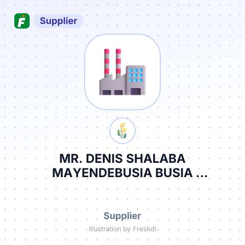MR. DENIS SHALABA MAYENDEBUSIA BUSIA MUNICIPALITY EASTERN DIVISIONNANGWE CUSTOMS ROAD ANANA – summary card, no photo uploaded yet