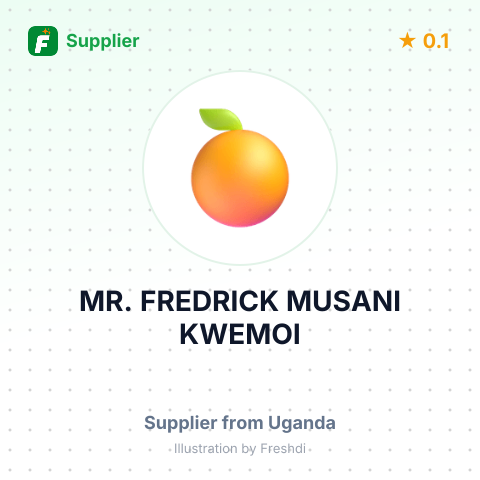 MR. FREDRICK MUSANI KWEMOI – summary card, no photo uploaded yet
