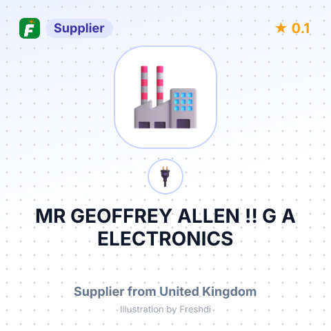 MR GEOFFREY ALLEN !! G A ELECTRONICS – summary card, no photo uploaded yet