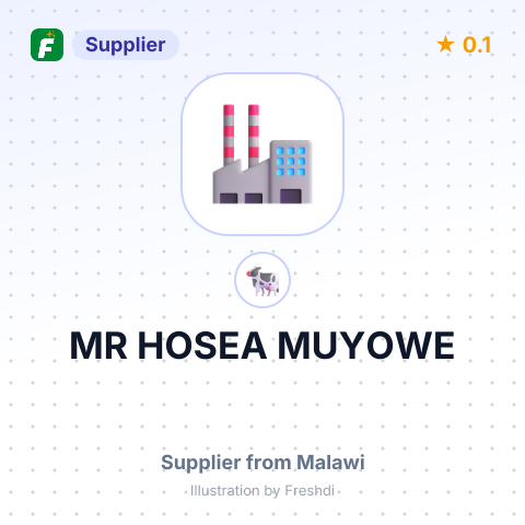 MR HOSEA MUYOWE – summary card, no photo uploaded yet
