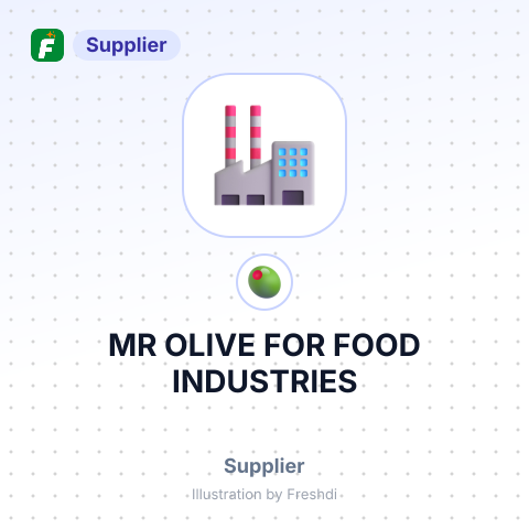 MR OLIVE FOR FOOD INDUSTRIES – summary card, no photo uploaded yet