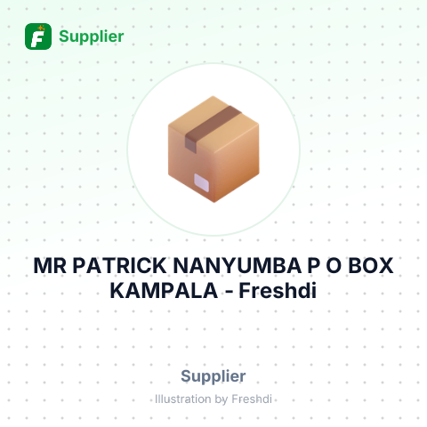 MR PATRICK NANYUMBA P O BOX KAMPALA – summary card, no photo uploaded yet