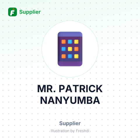 MR. PATRICK NANYUMBA – summary card, no photo uploaded yet