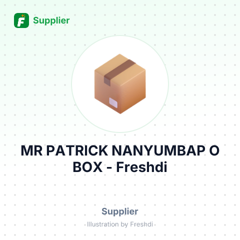 MR PATRICK NANYUMBAP O BOX – summary card, no photo uploaded yet