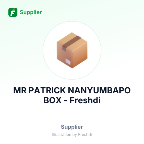MR PATRICK NANYUMBAPO BOX – summary card, no photo uploaded yet