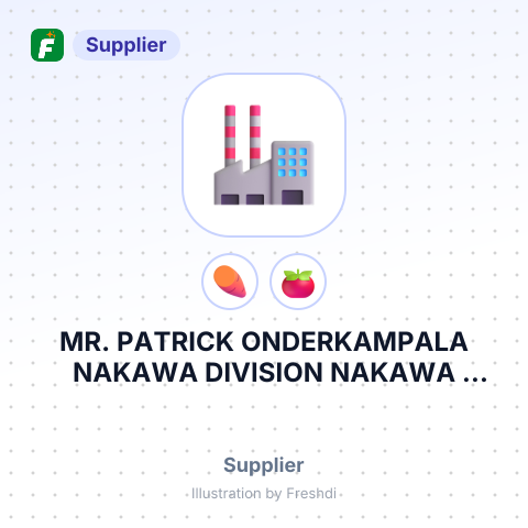 MR. PATRICK ONDERKAMPALA NAKAWA DIVISION NAKAWA DIVISIONSENTAMU KAVULE SENTAMU KAVULENANA – summary card, no photo uploaded yet