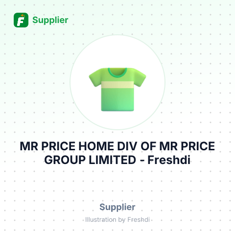 MR PRICE HOME DIV OF MR PRICE GROUP LIMITED – summary card, no photo uploaded yet
