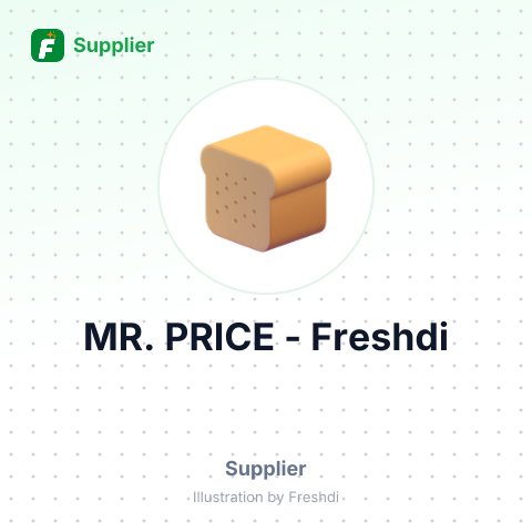 MR. PRICE – summary card, no photo uploaded yet