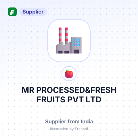 MR PROCESSED&FRESH FRUITS PVT LTD – summary card, no photo uploaded yet