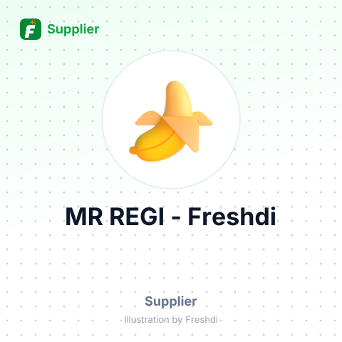 MR REGI – summary card, no photo uploaded yet