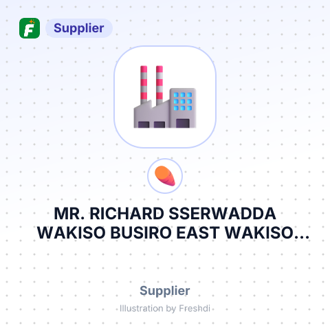 MR. RICHARD SSERWADDA WAKISO BUSIRO EAST WAKISO NALUVULENALUVULE BUSIRO NA NA – summary card, no photo uploaded yet