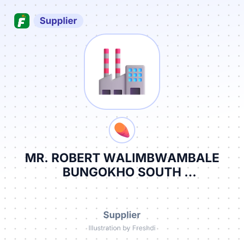 MR. ROBERT WALIMBWAMBALE BUNGOKHO SOUTH BUKHIENDEBURUKURUMUFURA SHISAKHULUNA7186 KAMPALA – summary card, no photo uploaded yet