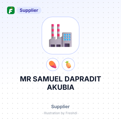 MR SAMUEL DAPRADIT AKUBIA – summary card, no photo uploaded yet