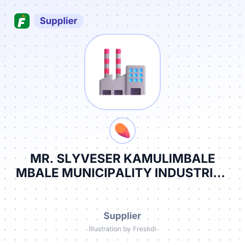 MR. SLYVESER KAMULIMBALE MBALE MUNICIPALITY INDUSTRIAL BOROUGHSOUTH CENTRALLWAKAKA INDUSTRIAL AREA MBALENANA – summary card, no photo uploaded yet