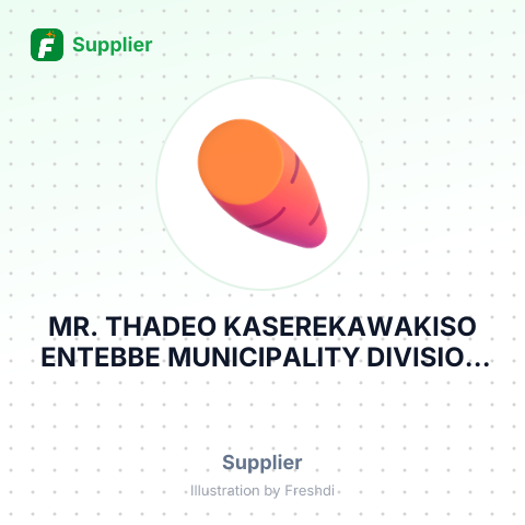 MR. THADEO KASEREKAWAKISO ENTEBBE MUNICIPALITY DIVISION ACENTRALBUGONGA ENTEBBENAWAKISO – summary card, no photo uploaded yet
