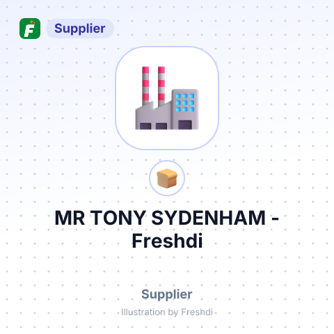 MR TONY SYDENHAM – summary card, no photo uploaded yet