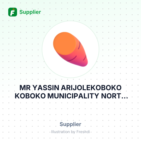 MR YASSIN ARIJOLEKOBOKO KOBOKO MUNICIPALITY NORTH DIVISIONKOBOKONANA – summary card, no photo uploaded yet