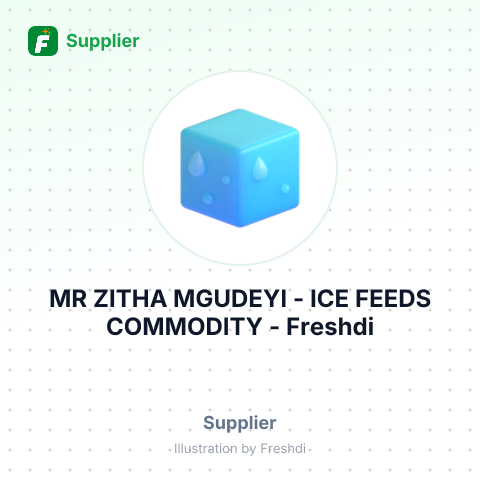 MR ZITHA MGUDEYI - ICE FEEDS COMMODITY – summary card, no photo uploaded yet