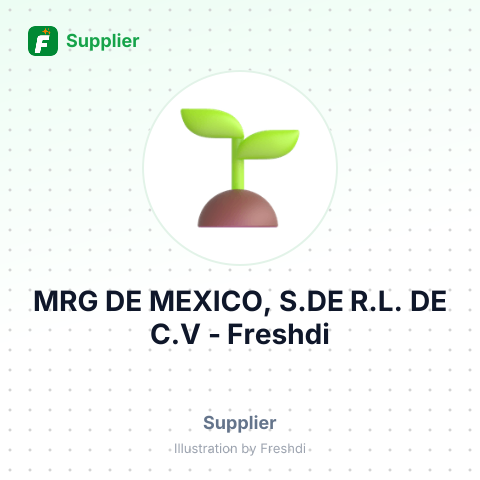 MRG DE MEXICO, S.DE R.L. DE C.V – summary card, no photo uploaded yet