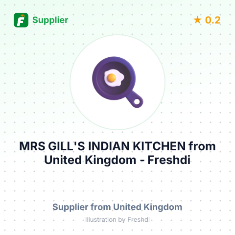 MRS GILL'S INDIAN KITCHEN – summary card, no photo uploaded yet
